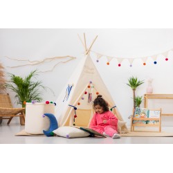 Namiot Tipi dla dziewczynki Magia Kolorów