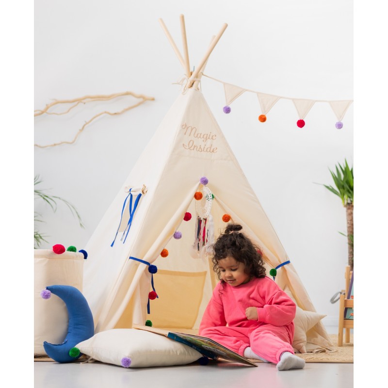 Namiot Tipi dla dziewczynki Magia Kolorów