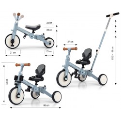 Milly Mally Rowerek 5w1 Optimus Max Denim