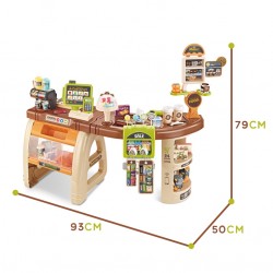 WOOPIE Sklep Supermarket Wózek Kasa Ruchome Elementy + 65 akc.