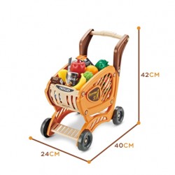 WOOPIE Sklep Supermarket Wózek Kasa Ruchome Elementy + 65 akc.