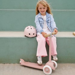 Banwood dziecięcy eco kask rowerowy Dusty Rose
