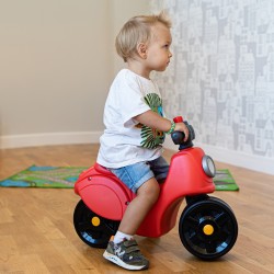 Falk Jeździk Scooter Strada Scooter Czerwony Ciche Opony od 1 Roku