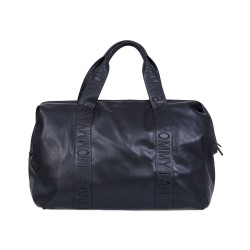 Childhome Torba Mommy Bag Signature Vegan Leather Black
