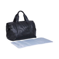 Childhome Torba Mommy Bag Signature Vegan Leather Black