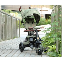 Qplay Rowerek Trójkołowy Rito Deluxe Rubber Olive