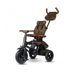 Qplay Rowerek Trójkołowy Rito Deluxe Rubber Brown