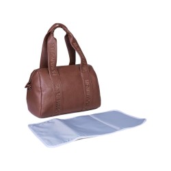 Childhome Torba do wózka Mommy Club Vegan Leather Dark Brown