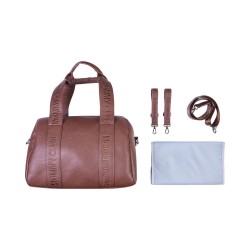Childhome Torba do wózka Mommy Club Vegan Leather Dark Brown