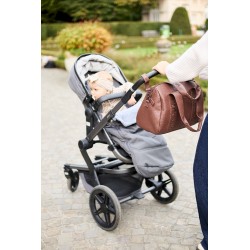 Childhome Torba do wózka Mommy Club Vegan Leather Dark Brown