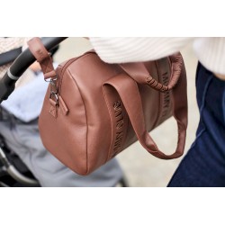 Childhome Torba do wózka Mommy Club Vegan Leather Dark Brown
