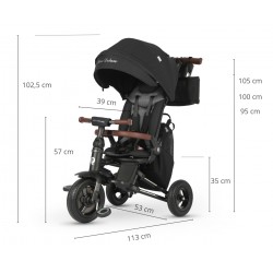 Qplay Rowerek Trójkołowy Nova Deluxe Black