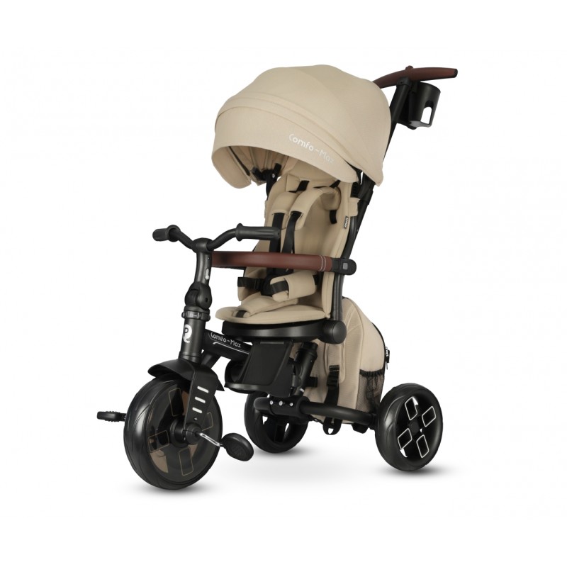 Qplay Rowerek Trójkołowy Comfo Max Beige