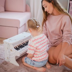 CLASSIC WORLD Drewniane Pianino dla Dzieci + Książeczka do Nauki
