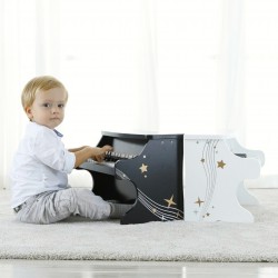 CLASSIC WORLD Drewniane Pianino dla Dzieci + Książeczka do Nauki