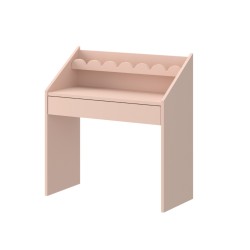 Kompaktowe Biurko Montessori dla Dzieci Book Nook Sunset – Drewniane Biurko z Półką 2–8 lat