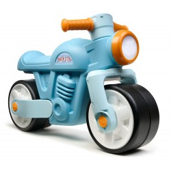 FALK Jeździk Biegowy Ciche Koła Motor Prem1er Retro Niebieski 1+