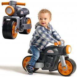 FALK  Jeździk Biegowy Ciche Koła Motor Prem1er Retro Czarny 12m+