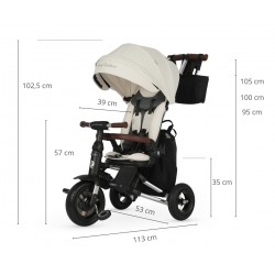 Qplay Rowerek Trójkołowy Nova Deluxe Beige