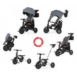 Qplay Rowerek Trójkołowy Nova Deluxe Grey