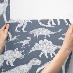 Tapeta flizelinowa dino blue