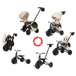 Qplay Rowerek Trójkołowy Nova Max Beige