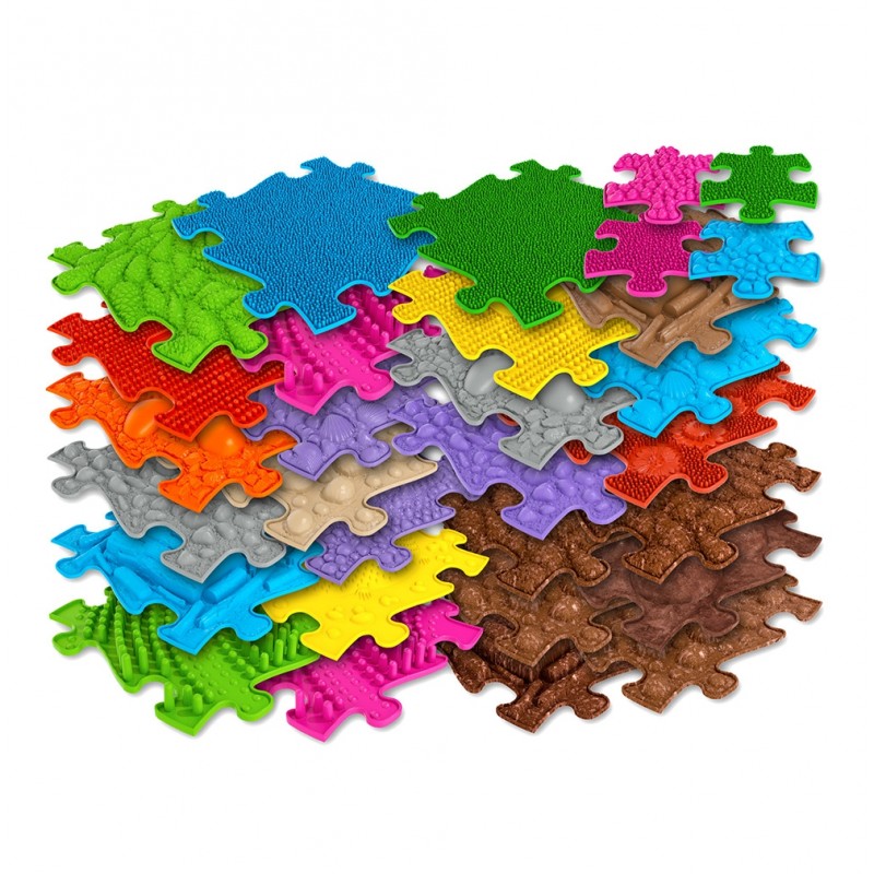 WOOPIE Mata Sensoryczna Ortopedyczna Royal Puzzle 26 el. + 4 małe WOOPIE Mata Sensoryczna Ortopedyczna Royal Puzzle 26 el. + 4 małe