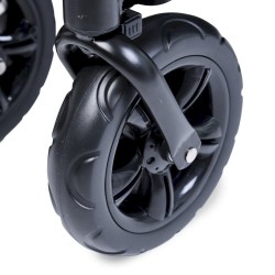 Childhome Wózek trzyosobowy Triplet Black