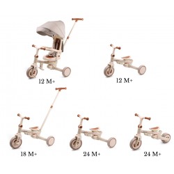 Milly Mally Rowerek Trójkołowy Zippy Beige
