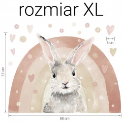 Naklejka dla dziecka - Załóżkownik Królik XL