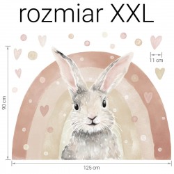 Naklejka dla dziecka - Załóżkownik Królik XXL
