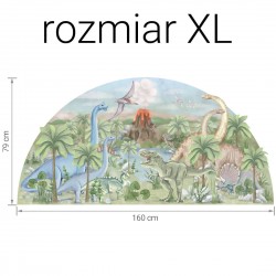 lejka do pokoju dziecka - Załóżkownik Świat Dinozaurów - XL