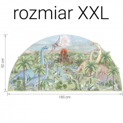lejka do pokoju dziecka - Załóżkownik Świat Dinozaurów - XL