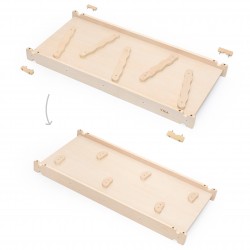 VIGA Drewniana Zjeżdżalnia Prosta Ścianka Wspinaczkowa