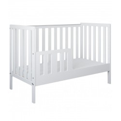 Łóżeczko niemowlęce 2w1 BAMBI 120x60 bez szuflady z barierką
