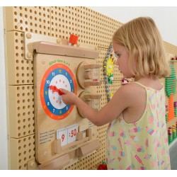 MASTERKIDZ Nauka O Czasie Czytanie Godziny - Tablica Edukacyjna