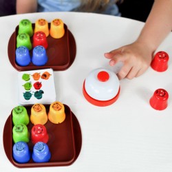 WOOPIE IQ Gra Logiczna Edukacyjno-Strategiczna 2w1 Kółko i Krzyżyk 8szt