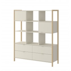 Regał versa wide front latte bellamy