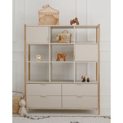 Regał versa wide front latte bellamy