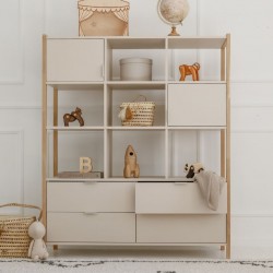 Regał versa wide front latte bellamy