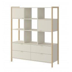 Regał versa wide front latte bellamy