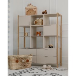 Regał versa wide front latte bellamy