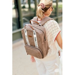 Childhome Plecak Family Club Signature Teddy Soft brown
