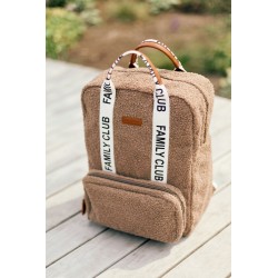 Childhome Plecak Family Club Signature Teddy Soft brown