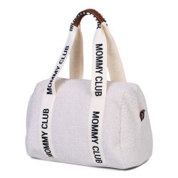 Childhome Torba do wózka Mommy Club Signature Teddy White