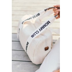 Childhome Torba do wózka Mommy Club Signature Teddy White