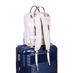 Childhome Plecak Family Club Signature Teddy Off white
