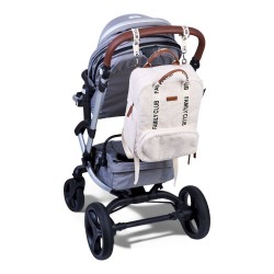Childhome Plecak Family Club Signature Teddy Off white