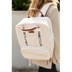 Childhome Plecak Family Club Signature Teddy Off white