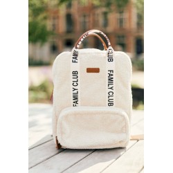 Childhome Plecak Family Club Signature Teddy Off white